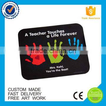 Fashion new design OEM promotional rubber mouse pad