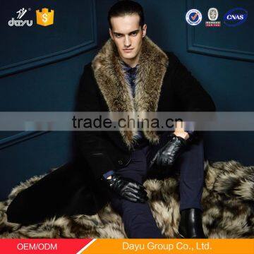 Winter Blazers Office Wool Cashmere Coat Mens Wool Overcoat Winter Wool Coat photo-3