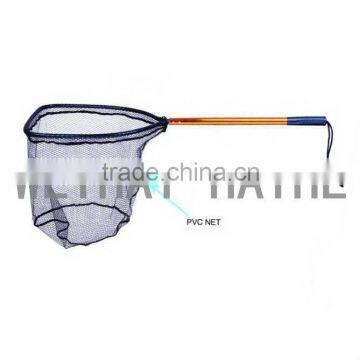 aluminium landing net with PVC coated neting