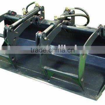 grapple bucket for skid loaders , bobcat grapple ,skid loader attachment