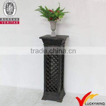 Indoor flower plant wood stand