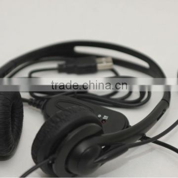 USB headset with MIC microphone for voip system cheapest price