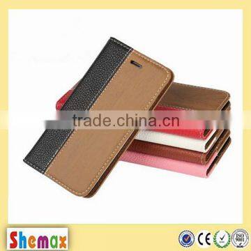 2016 Electronics alibaba factory price flip wood case cover for huawei p9/p9 lite