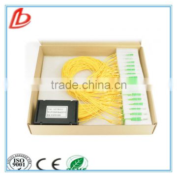 16 cores fiber optic plc splitter,FTTH gpon splitter box