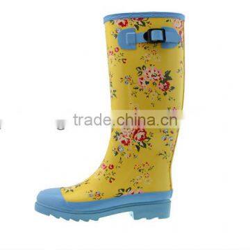 New style cute rain boots for teenage girls