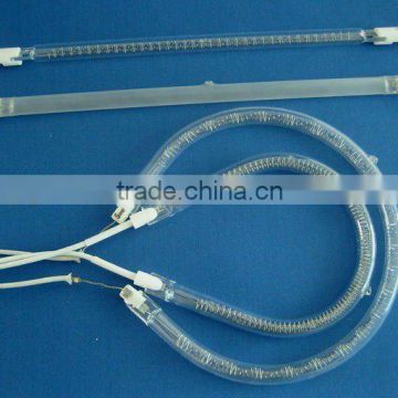 Quartz Infrared Halogen Heating Lamp Of Tungsten Wire For Lighting