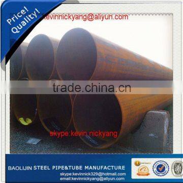 ASME/BS standard ASTM A53B/A53A LSAW pipe