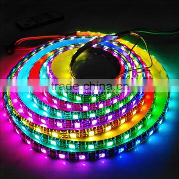 60leds/m strip DC5V bendable digital RGB WS2812B addressable led strip