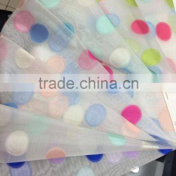 Beautiful Nylon Cotton Jacquard Organza Tulle Fabric for Dresses Fashion photo-1