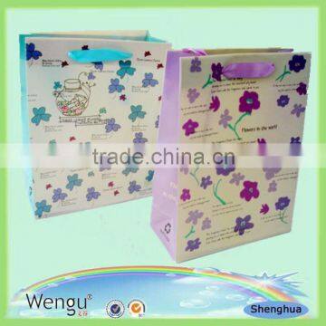 2015 new design pp gift bag (pp SHOPPING bag) PP Shopping plastic bag supplier and manufacture