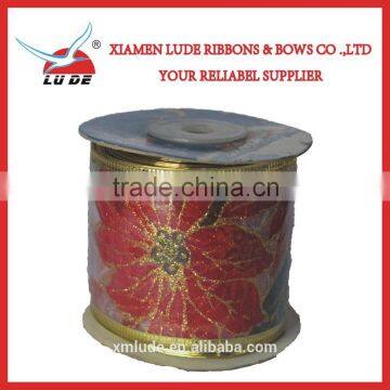 Hot Sale Wired Edge Christmas Ribbon photo-5