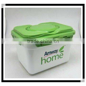 square storage container with handle