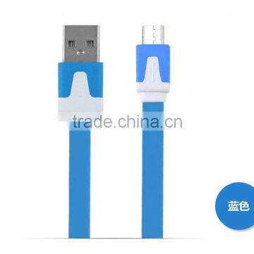 CN 3Ft 6Ft Flat Micro USB Charger Sync Data Cable Cord for Samsung Galaxy S4 HTC