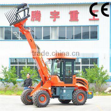 Chinese Mini Loader TL1500 4x4 Wheel Drive Telescopic Loader Wheel Loader for Sale photo-5