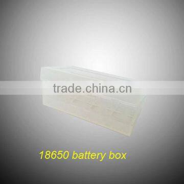 2012 clear plastic box for 18650 battery from shenzhen TrustFire original directly factory