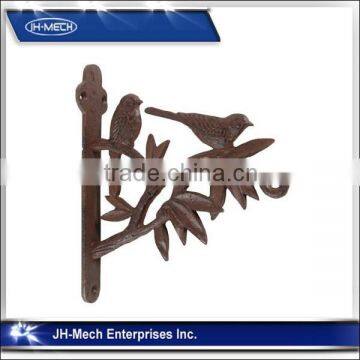 NEW Wall Mounted Bird Cast Iron Plant Hanger