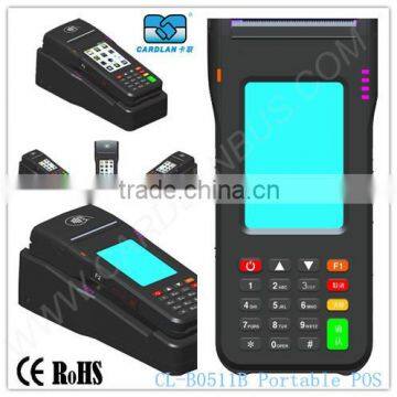 Shenzhen Cardlan Parking POS terminal with bus prepaid ticket for payment,with FREE SDK