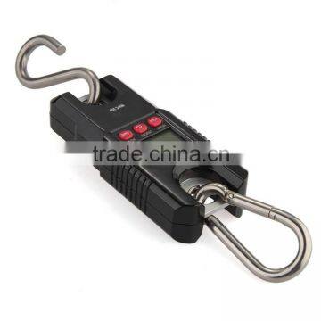 Mini Portable Crane Scale 300kg 0.1kg LCD Display Digital Electronic Hook Hanging Scale With White Backlight photo-3