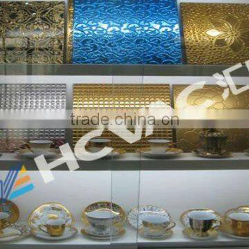 8*8/60*60 Ceramic floor tile golden/silver vacuum metalizing machine(LH-)