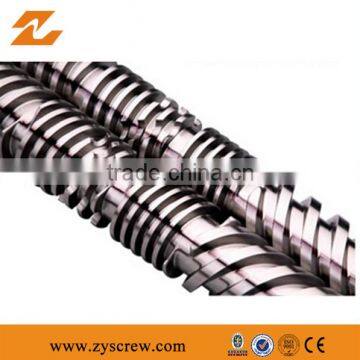 Best extruder pipe machine parellel twin screws and barrel
