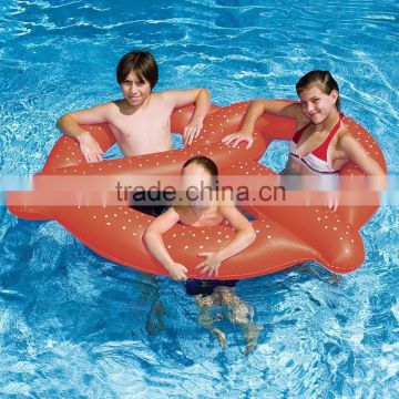 Giant Pretzel Inflatable Float tube for swimming pool 3 kids