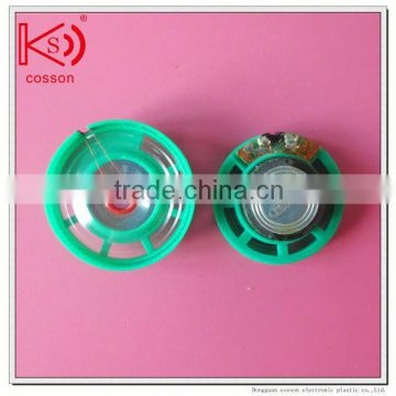 29mm and 35mm diameter 2.5w speaker for toy and door bell plastic horn