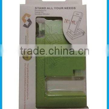 Portable and adjustable stand for tablet pc