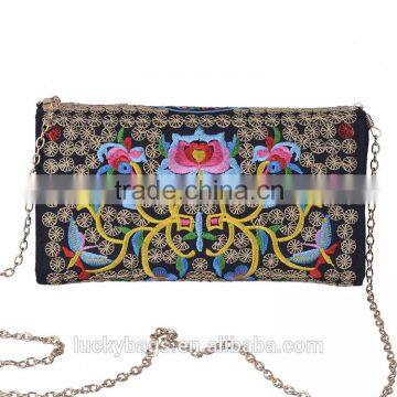 Embroidery sling party bag women party bag latest sling bags for girl