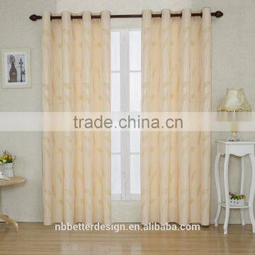 2PCS STRIPE JACQAURED BLACKOUT BRAND NAME CURTAIN FOR HOME DECOR