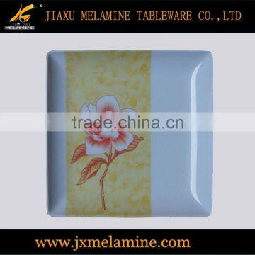 square melamine ware deep plate