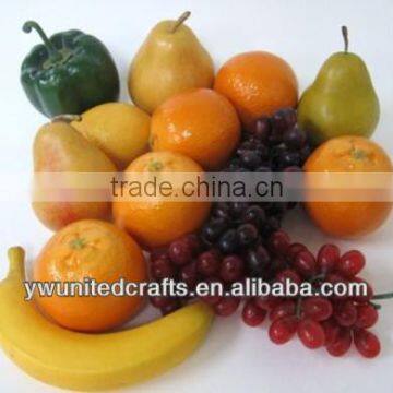 Lot Artificial Fake Fruit Prop Decorating Orange Lemon Pear Grapes