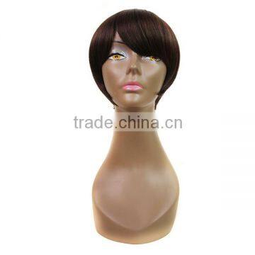 Factory Main Products heat resistant synthetic wigs short hair wigs