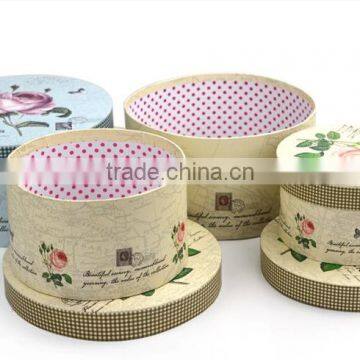 New type round paper gift packaging box with good quality