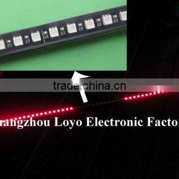 rigid strip lighting for decoration 5050 SMD multi color 24'' led strip with remote control