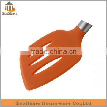 EC061AM Non Stick Heat Resistant Silicone & Stainless Steel Spatula,Slotted Spatula Turner