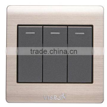 New Design V6 Series High Quality and Safety Products 3 Gang Switch for Home photo-3