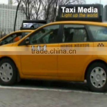 Custom made led signs Taxi top led display/ led display for taxi/taxi top p8 led display