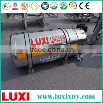 Empty LNG Gas Cylinder Tank Hydraulic Cylinder , Gas Cylinder Cascade