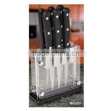 6 Piece Knife Set Acrylic Stand