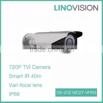 1.3 Megapixel Vari-focal Lens Bullet HD720P TVI Camera with 40m Smart IR