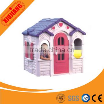 outdoor playhouse/plastic houses with slide for kids cheap