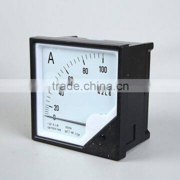 100/5A Pointer type ac current meter 120*120 Power distribution cabinet ac current meter