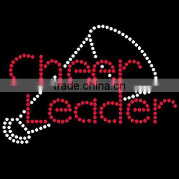 beautiful wholesale cheer leader hotfix design