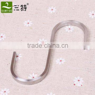 metal S-shaped flat hook for clothing shop