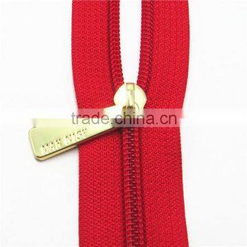 Brush Brass Customized Zipper Puller With Logo photo-5