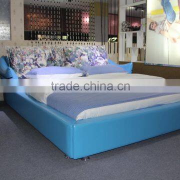 Modern bedroom furniture,Bedroom furniture set,Luxury Leather Bed