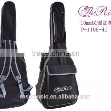 41 inch high quality cotton guitar gig bag 10mm from China guitar factory (P-1105-41)