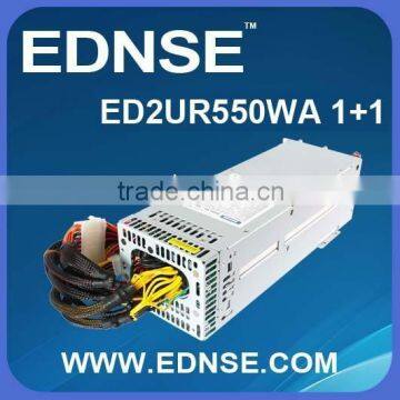 EDNSE 2U-R550WA-E 1+1 550W 2U Redundant Power Supply with Active PFC