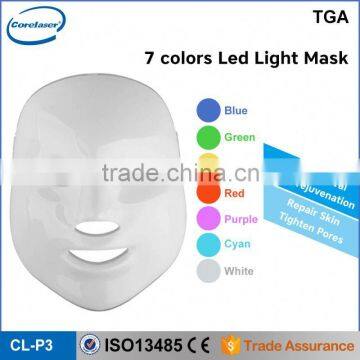 2016 HOTTEST HOME USE!7 Color PDT LED Mask/ LED Facial Mask/ LED Light Therapy LED Face Mask