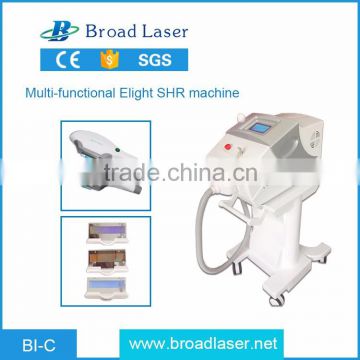 Desk-top 480nm 530nm 640nm pigmentatioin hair removal in-motion ipl